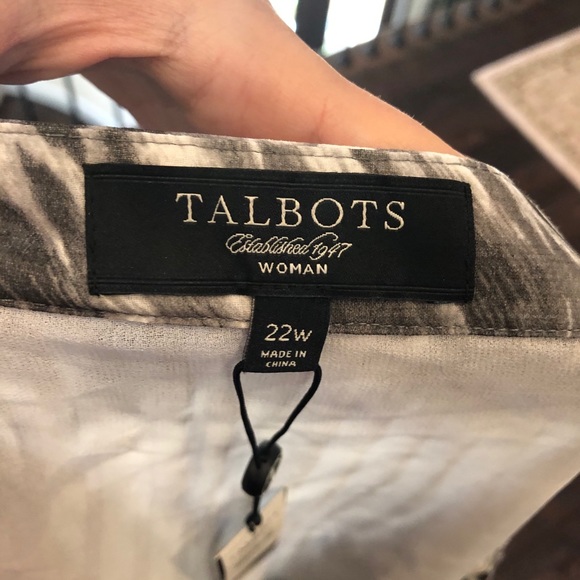 Talbots Pleated Charcoal Grey Skirt Size 22W - Picture 7 of 10